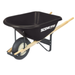 6 CUBIC 400LB Capacity Heavy Duty Wheel Barrow