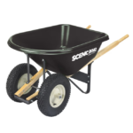 2 Wheel 6 CUBIC 400LB Capacity Heavy Duty Wheel Barrow