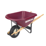 6 CUBIC 800LB Capacity Extra Heavy Duty Wheel Barrow