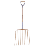 Barn Owl 9 Tine Fork x 16" Wide D-Handle