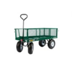 Metal Deck Wagon with Fold Down Sides