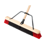 Stiff Push Broom w/ Brace