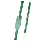 8ft Studded T-Post w/Plate