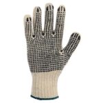 STRINGKNIT GLOVE WITH PVC DOTS ON PALM