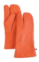 WINTER LEATHER WOOD HANDLER MITT XX-LARGE