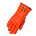 2" HI-VIS ORANGE PVC GLOVE SIZE L