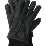 BLACK UNLINED SERINO WORK GLOVE LARGE