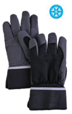 BLACK WINTER LINED WORK GLOVE 100G THINSULATE