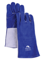 BLUE COWSPLIT LEATHER WELDING GLOVE