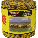 Baygard Poly Wire,400M Yellow Black