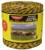 Baygard Poly Wire,400M Yellow Black