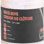 White 6mm Rope 200m 6x.2mm
