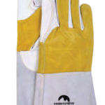 YELLOW DOUBLE LAYER WELDING GLOVE L