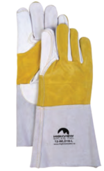 YELLOW DOUBLE LAYER WELDING GLOVE L