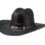 Mesh Black Cowboy Hat