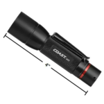 LED POCKETLIGHT WITH CLIP. SLIDE FOCUS. 130 LUMENS