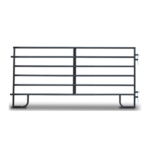 True North Farm & Ranch - 10 Ft GREY Medium Duty Round 6 Bar 60" Corral Panel