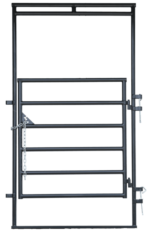 True North Farm & Ranch - GREY 4 Ft x 90" Walk Through 48" 6 Bar ARCH Gate