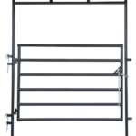 True North Farm & Ranch - GREY 6 Ft x 90" Walk Through 48" 6 Bar ARCH Gate