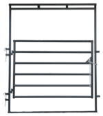True North Farm & Ranch - GREY 6 Ft x 90" Walk Through 48" 6 Bar ARCH Gate