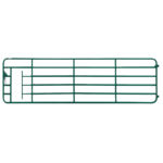 Diamond Bar 6 Bar 48" Gate with Calf Exit, Green